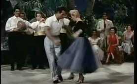 A Dance Lesson! - Ricardo Montalban, Lana Turner, Rita Moreno